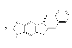 Image of 6-benzal-3,5-dihydrocyclopenta[f][1,3]benzoxazole-2,7-quinone