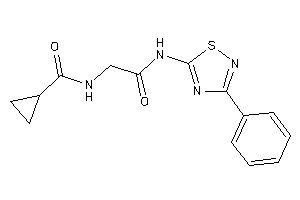 N-[2-keto-2-[(3-phenyl-1,2,4-thiadiazol-5-yl)amino]ethyl]cyclopropanecarboxamide