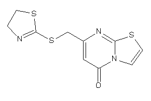7-[(2-thiazolin-2-ylthio)methyl]thiazolo[3,2-a]pyrimidin-5-one