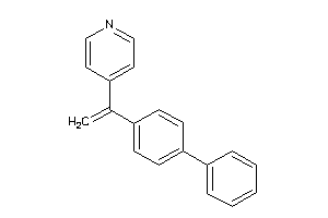 Image of 4-[1-(4-phenylphenyl)vinyl]pyridine