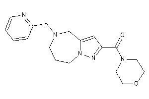 Image of Morpholino-[5-(2-pyridylmethyl)-4,6,7,8-tetrahydropyrazolo[1,5-a][1,4]diazepin-2-yl]methanone