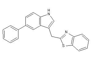 2-[(5-phenyl-1H-indol-3-yl)methyl]-1,3-benzothiazole