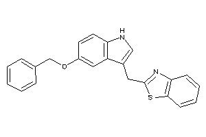 2-[(5-benzoxy-1H-indol-3-yl)methyl]-1,3-benzothiazole