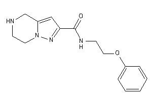 N-(2-phenoxyethyl)-4,5,6,7-tetrahydropyrazolo[1,5-a]pyrazine-2-carboxamide