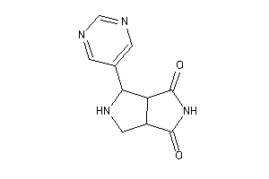 4-(5-pyrimidyl)-4,5,6,6a-tetrahydro-3aH-pyrrolo[3,4-c]pyrrole-1,3-quinone