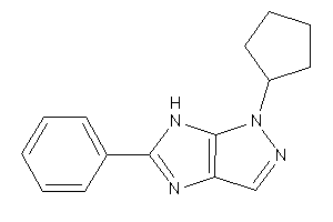 1-cyclopentyl-5-phenyl-6H-pyrazolo[3,4-d]imidazole