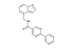 Image of N-(7aH-indol-4-ylmethyl)-2-(3-pyridyl)pyrimidine-5-carboxamide