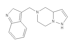 5-(2H-indol-3-ylmethyl)-3a,4,6,7-tetrahydro-1H-pyrazolo[1,5-a]pyrazine
