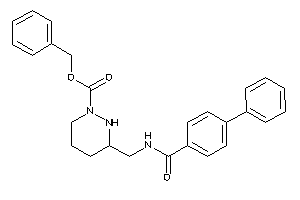 Image of 3-[[(4-phenylbenzoyl)amino]methyl]hexahydropyridazine-1-carboxylic Acid Benzyl Ester