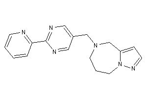 5-[[2-(2-pyridyl)pyrimidin-5-yl]methyl]-4,6,7,8-tetrahydropyrazolo[1,5-a][1,4]diazepine