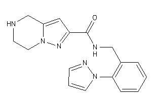 N-(2-pyrazol-1-ylbenzyl)-4,5,6,7-tetrahydropyrazolo[1,5-a]pyrazine-2-carboxamide