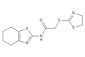 N-(4,5,6,7-tetrahydro-1,3-benzothiazol-2-yl)-2-(2-thiazolin-2-ylthio)acetamide