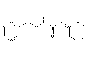 2-cyclohexylidene-N-phenethyl-acetamide