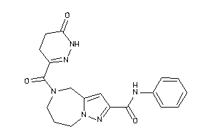 Image of 5-(6-keto-4,5-dihydro-1H-pyridazine-3-carbonyl)-N-phenyl-4,6,7,8-tetrahydropyrazolo[1,5-a][1,4]diazepine-2-carboxamide