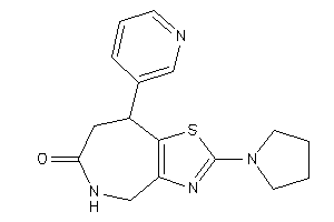 8-(3-pyridyl)-2-pyrrolidino-4,5,7,8-tetrahydrothiazolo[4,5-c]azepin-6-one