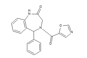 4-(oxazole-5-carbonyl)-5-phenyl-3,5-dihydro-1H-1,4-benzodiazepin-2-one