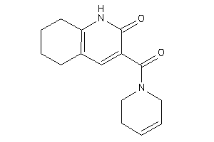 3-(3,6-dihydro-2H-pyridine-1-carbonyl)-5,6,7,8-tetrahydro-1H-quinolin-2-one
