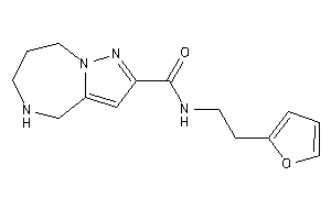 N-[2-(2-furyl)ethyl]-5,6,7,8-tetrahydro-4H-pyrazolo[1,5-a][1,4]diazepine-2-carboxamide