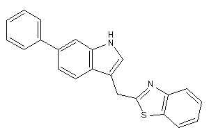 2-[(6-phenyl-1H-indol-3-yl)methyl]-1,3-benzothiazole