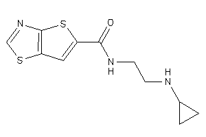 N-[2-(cyclopropylamino)ethyl]thieno[2,3-d]thiazole-5-carboxamide