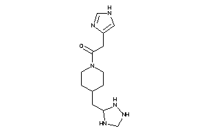 2-(1H-imidazol-4-yl)-1-[4-(1,2,4-triazolidin-3-ylmethyl)piperidino]ethanone