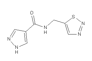 Image of N-(thiadiazol-5-ylmethyl)-1H-pyrazole-4-carboxamide