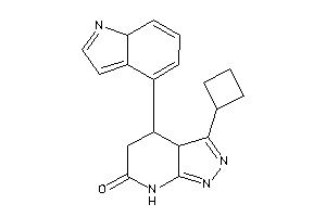 Image of 4-(7aH-indol-4-yl)-3-cyclobutyl-3a,4,5,7-tetrahydropyrazolo[3,4-b]pyridin-6-one