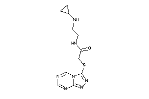 N-[2-(cyclopropylamino)ethyl]-2-([1,2,4]triazolo[4,3-a][1,3,5]triazin-3-ylthio)acetamide