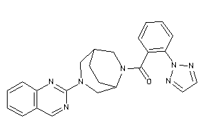 (3-quinazolin-2-yl-3,9-diazabicyclo[3.2.2]nonan-9-yl)-[2-(triazol-2-yl)phenyl]methanone