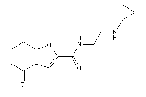 N-[2-(cyclopropylamino)ethyl]-4-keto-6,7-dihydro-5H-benzofuran-2-carboxamide