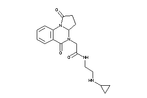 Image of N-[2-(cyclopropylamino)ethyl]-2-(1,5-diketo-3,3a-dihydro-2H-pyrrolo[1,2-a]quinazolin-4-yl)acetamide