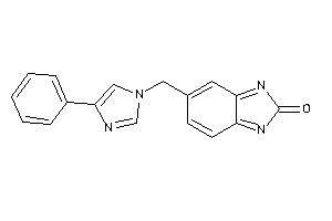 5-[(4-phenylimidazol-1-yl)methyl]benzimidazol-2-one