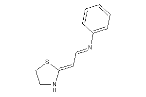 Phenyl(2-thiazolidin-2-ylideneethylidene)amine