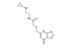 N-[2-(cyclopropylamino)ethyl]-2-[(5-ketothiazolo[3,2-a]pyrimidin-7-yl)methylthio]acetamide