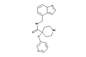 N-(7aH-indol-4-ylmethyl)-4-(3-pyridyloxy)isonipecotamide