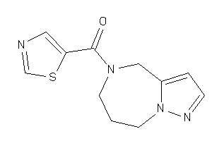 4,6,7,8-tetrahydropyrazolo[1,5-a][1,4]diazepin-5-yl(thiazol-5-yl)methanone