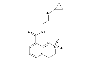 Image of N-[2-(cyclopropylamino)ethyl]-2,2-diketo-3,4-dihydropyrido[2,1-c][1,2,4]thiadiazine-9-carboxamide
