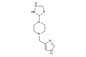 Image of 2-[4-(1H-imidazol-4-ylmethyl)piperazino]-1,3,4-thiadiazolidine