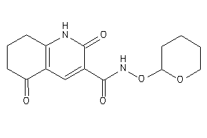 2,5-diketo-N-tetrahydropyran-2-yloxy-1,6,7,8-tetrahydroquinoline-3-carboxamide