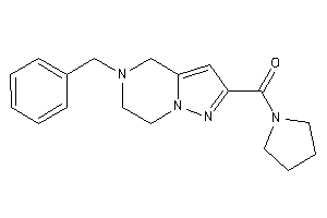 (5-benzyl-6,7-dihydro-4H-pyrazolo[1,5-a]pyrazin-2-yl)-pyrrolidino-methanone