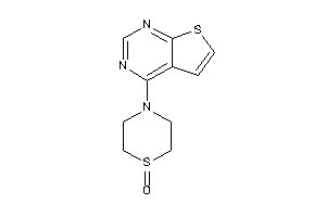 4-thieno[2,3-d]pyrimidin-4-yl-1,4-thiazinane 1-oxide