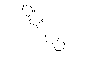 Image of N-[2-(1H-imidazol-4-yl)ethyl]-2-thiazolidin-4-ylidene-acetamide