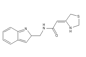Image of N-(2H-indol-2-ylmethyl)-2-thiazolidin-4-ylidene-acetamide