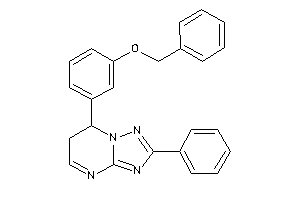 7-(3-benzoxyphenyl)-2-phenyl-6,7-dihydro-[1,2,4]triazolo[1,5-a]pyrimidine