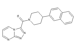 Image of [4-(2-naphthyl)piperidino]-([1,2,4]triazolo[4,3-a]pyrimidin-3-yl)methanone