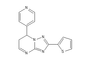 7-(4-pyridyl)-2-(2-thienyl)-6,7-dihydro-[1,2,4]triazolo[1,5-a]pyrimidine