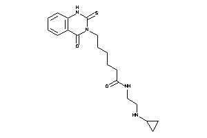 N-[2-(cyclopropylamino)ethyl]-6-(4-keto-2-thioxo-1H-quinazolin-3-yl)hexanamide
