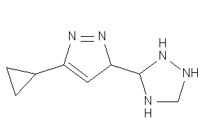 3-(5-cyclopropyl-3H-pyrazol-3-yl)-1,2,4-triazolidine