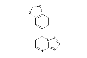 7-(1,3-benzodioxol-5-yl)-6,7-dihydro-[1,2,4]triazolo[1,5-a]pyrimidine