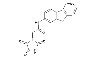 N-(9H-fluoren-2-yl)-2-(2,4,5-triketoimidazolidin-1-yl)acetamide